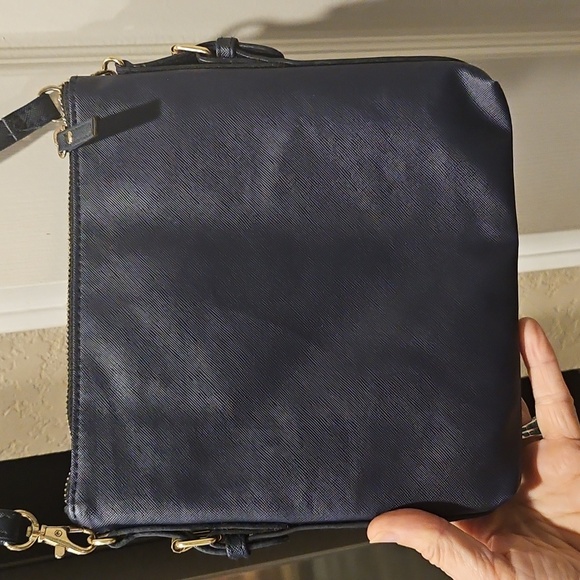 8" x 8" Scout Bag Navy Blue Taylor Wink Crossbody Shoulder Bag zippered - Picture 4 of 9